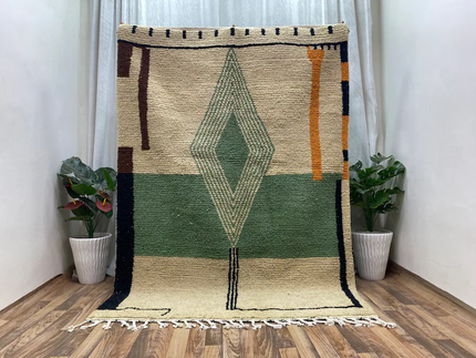 Tapis Berbères Azilal 100% Laine Fait Main | Azlif – Agave