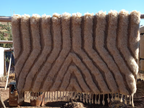 Tapis Beni Ouarain Laine Fait Main Azlif - Labyrinthe