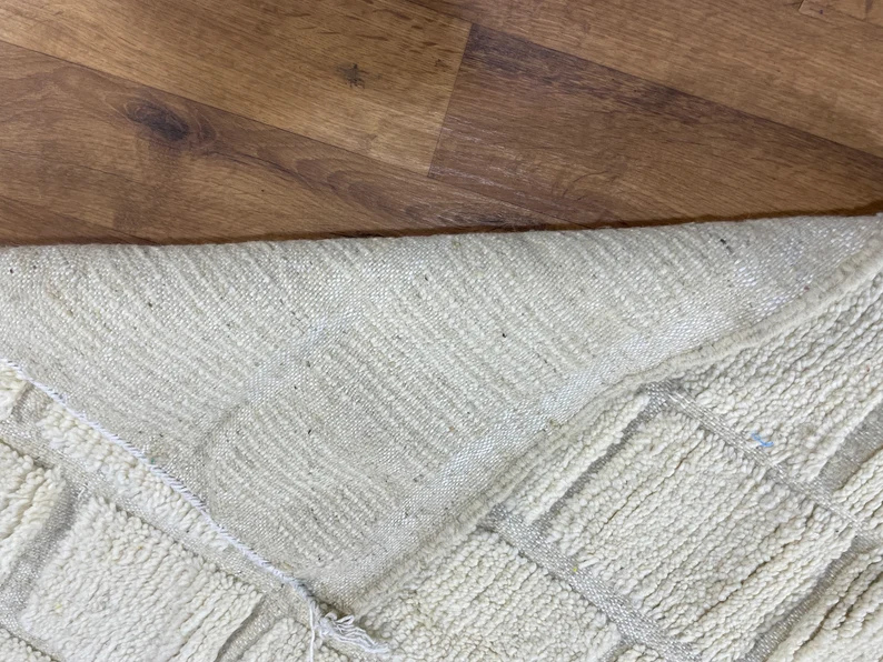 Tapis Berbères Azilal Laine Fait Main Azlif - Carrés