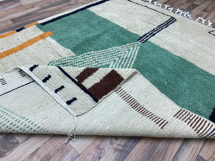 Tapis Berbères Azilal Laine Fait Main Azlif - Agave