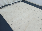 Tapis Berbères Beni Ouarain Laine Fait Main Azlif - Polka Cloud