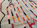 Tapis Berbères Azilal Laine Fait Main Azlif - The Sage Garden