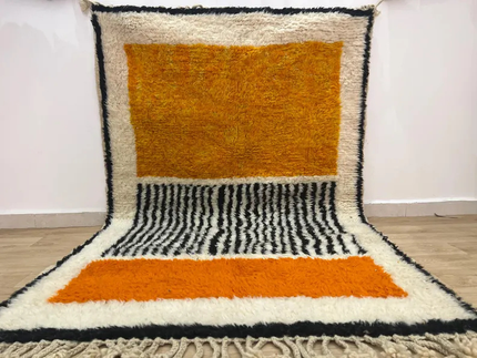 Tapis Berbères Beni Ouarain 100% Laine Fait Main | Azlif – Saffron Art