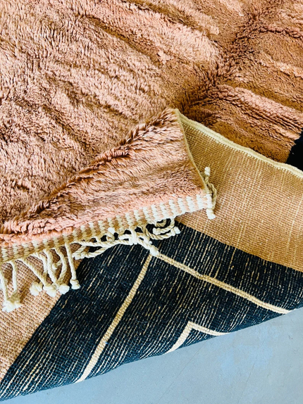 Tapis Berbères Mrirt Laine Fait Main Azlif - Ksar