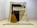 Tapis Berbères Beni Mrirt 100% Laine Fait Main | Azlif – Cubist Ochre