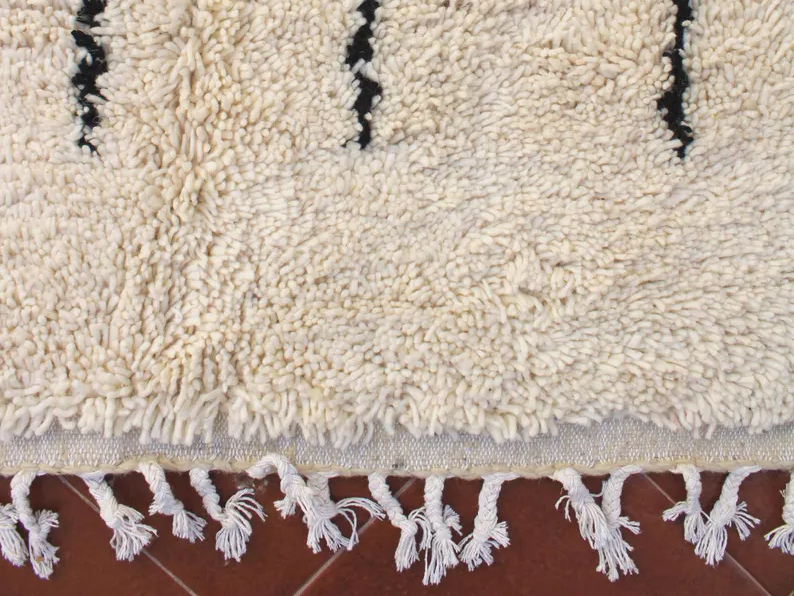 Tapis Berbères Azilal Laine Fait Main Azlif - Atlas