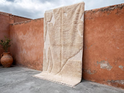 Tapis Beni Ouarain 100% Laine Fait Main | Azlif – Dune