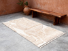 Tapis Beni Ouarain Laine Fait Main Azlif - Dune