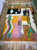 Tapis Berbères Azilal Laine Fait Main Azlif - Picasso