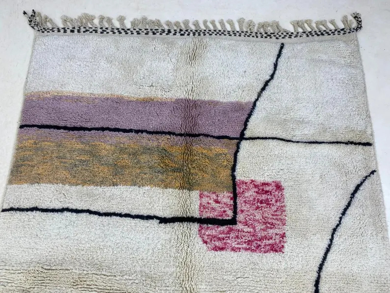 Tapis Berbères Mrirt Laine Fait Main Azlif - Bauhaus