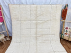 Tapis Beni Ouarain Laine Fait Main Azlif - Silence