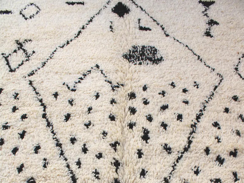 Tapis Berbères Azilal Laine Fait Main Azlif - Atlas