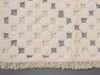 Tapis Berbères Mrirt Laine Fait Main Azlif - Damier